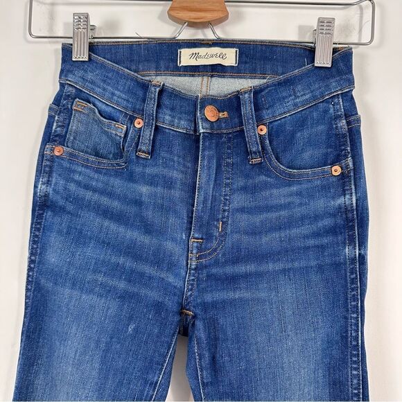 Madewell 9" Mid-Rise Skinny Jeans in Paloma Wash: Raw-Hem Edition - Picture 6 of 12